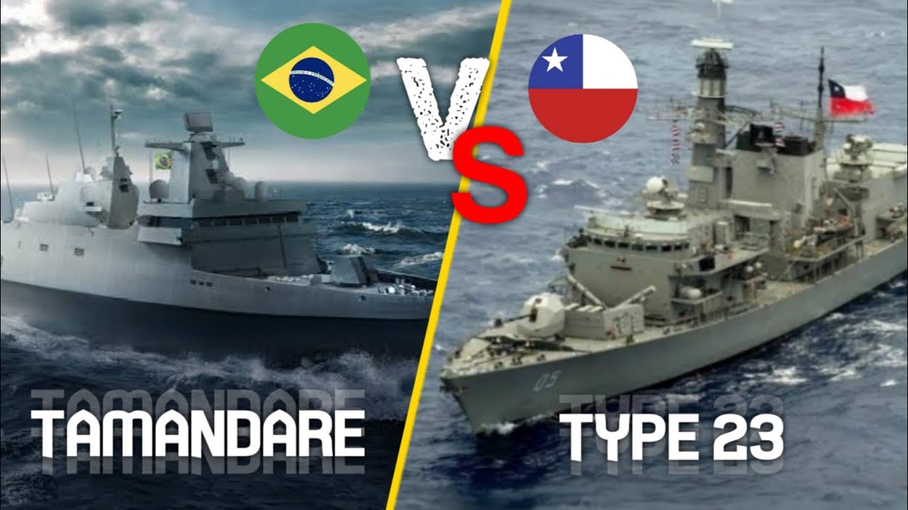 Fragata Type 23 Chile VS Fragata Tamandaré Brasil ¿Quién Gana en la Actualidad?