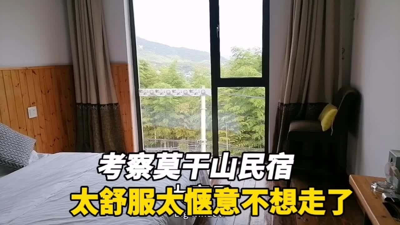 从上海驱车去莫干山考察民宿，环境太美太惬意太放松，都不想走了