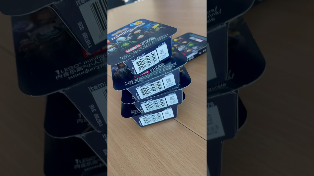 HUGE UNBOXING OF LEGO MARVEL series 2 MINIFIGURES! #lego #marvel #minifigure #legounboxing
