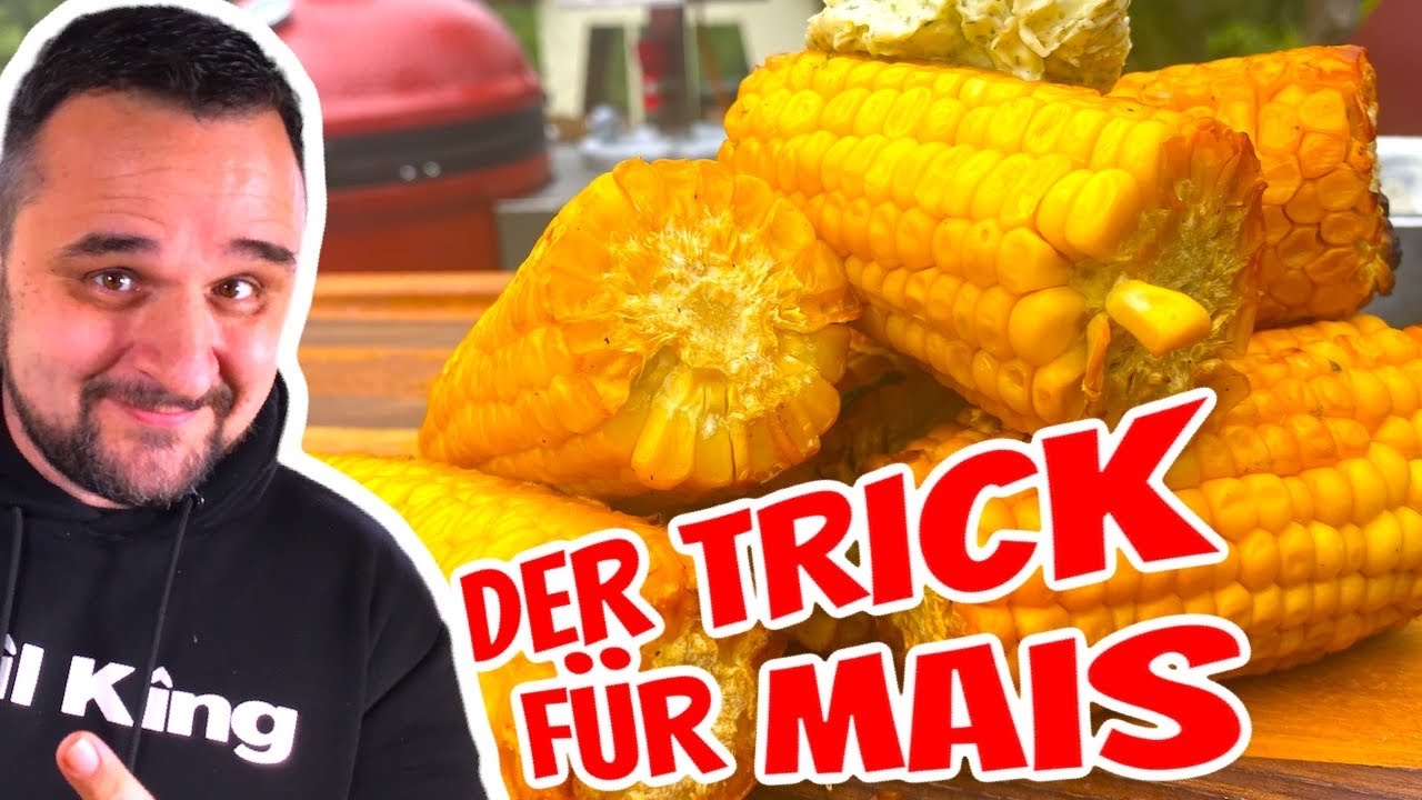 Maiskolben vom Grill der Spareribs Trick --- Klaus grillt