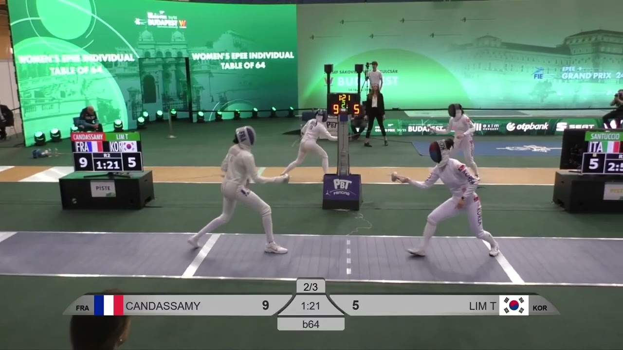 2025 449 SME WESTEND Grand Prix, Budapest CANDASSAMY Marie-Florence vs LIM Taehee