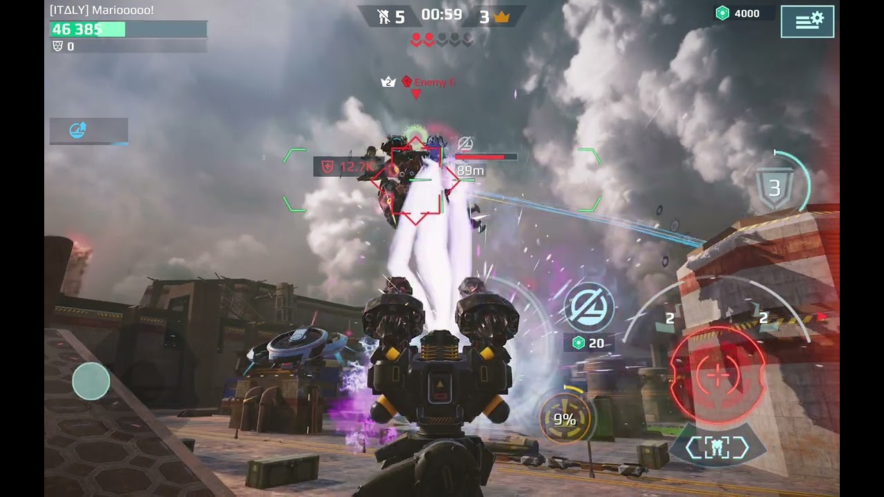 Found teamers in war robots mode free for all