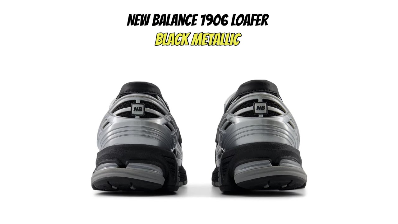 New Balance 1906 Loafer Black Metallic