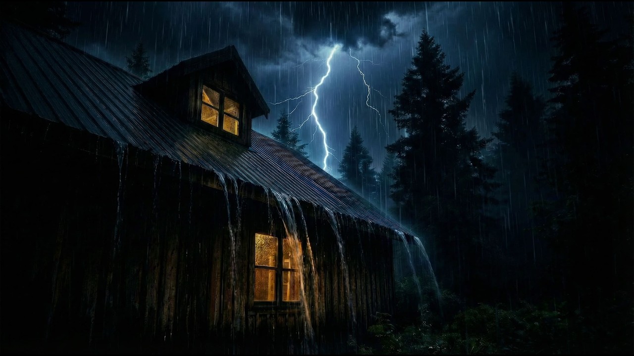 Optimize Sleep Quality with Relaxing Rainfall & Gentle Thunder Sounds for Insomnia #rainsounds