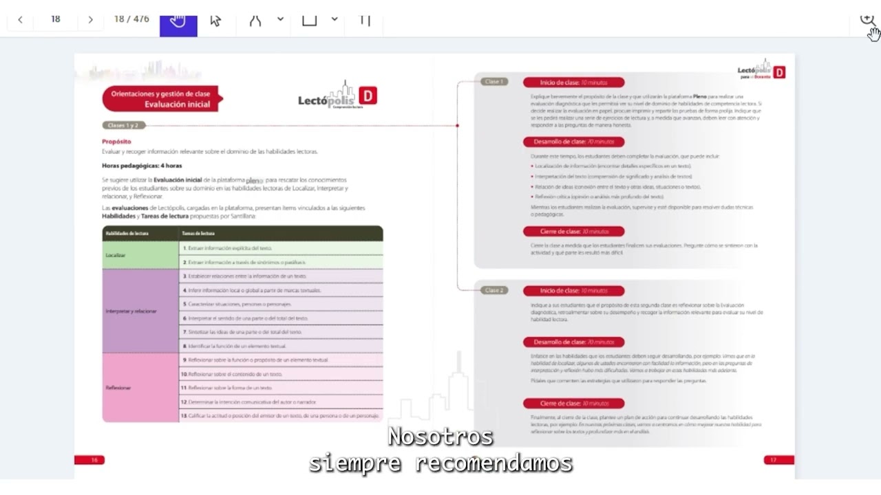 Lectópolis, Comprensión lectora