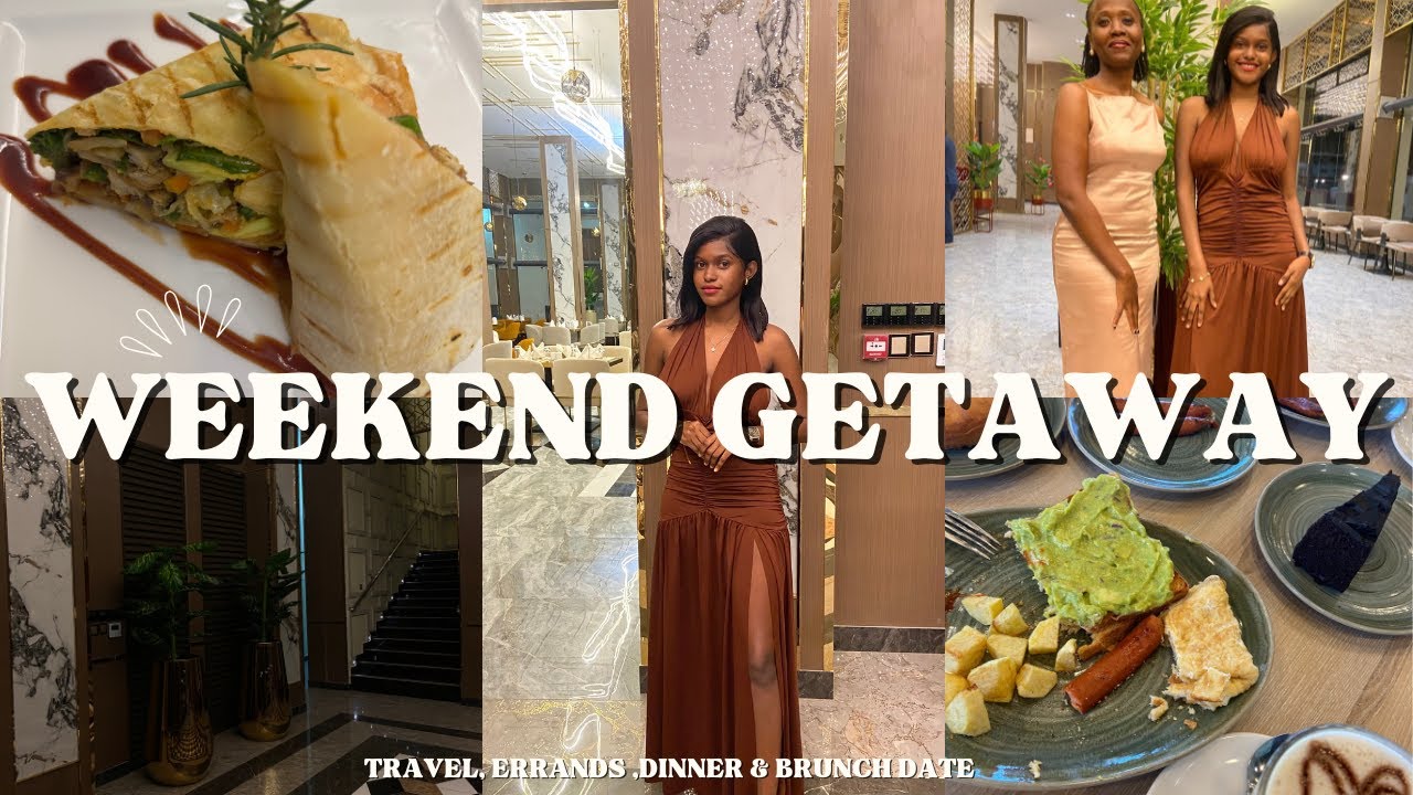 VLOG:/Weekend getaway: Train pickups, errands, dinner & brunch date