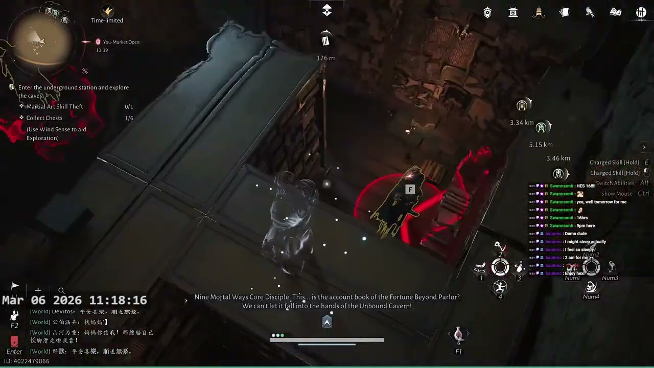 Martial Art Steal Unfettered Rope Dart Chest Location  - Where Winds Meet