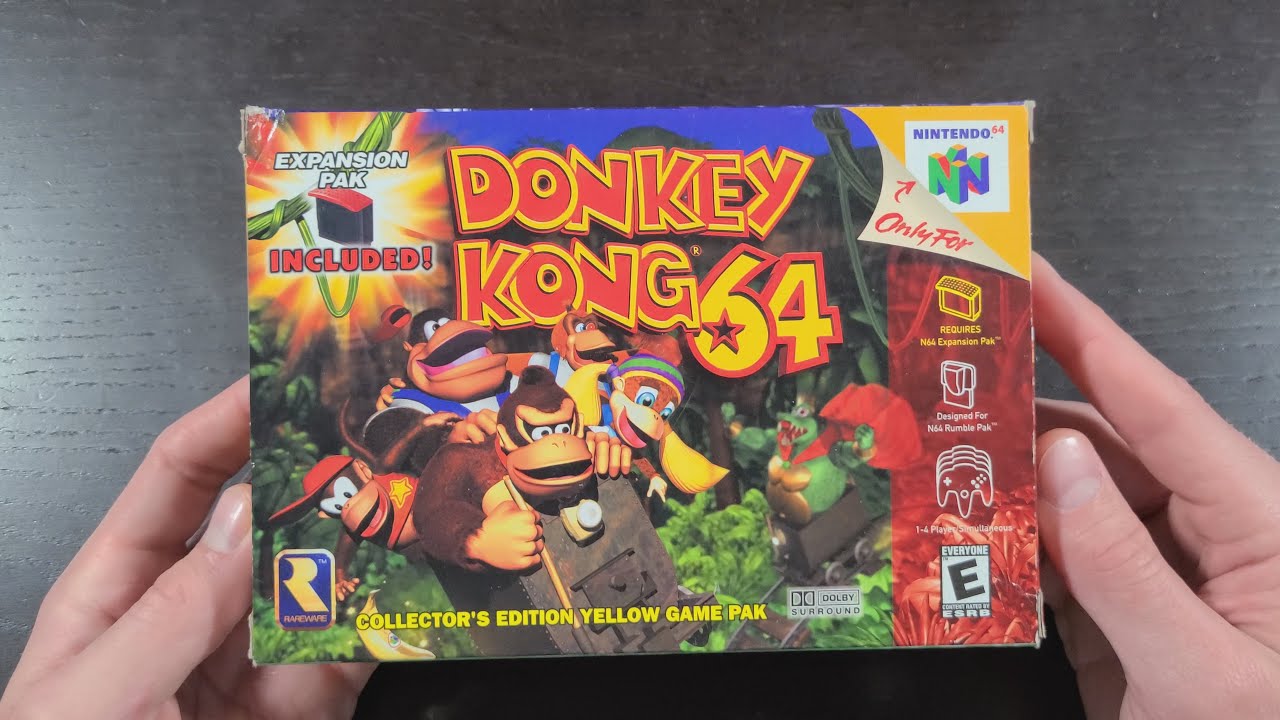DONKEY KONG 64 - UNBOXING AND REVIEW [4K]