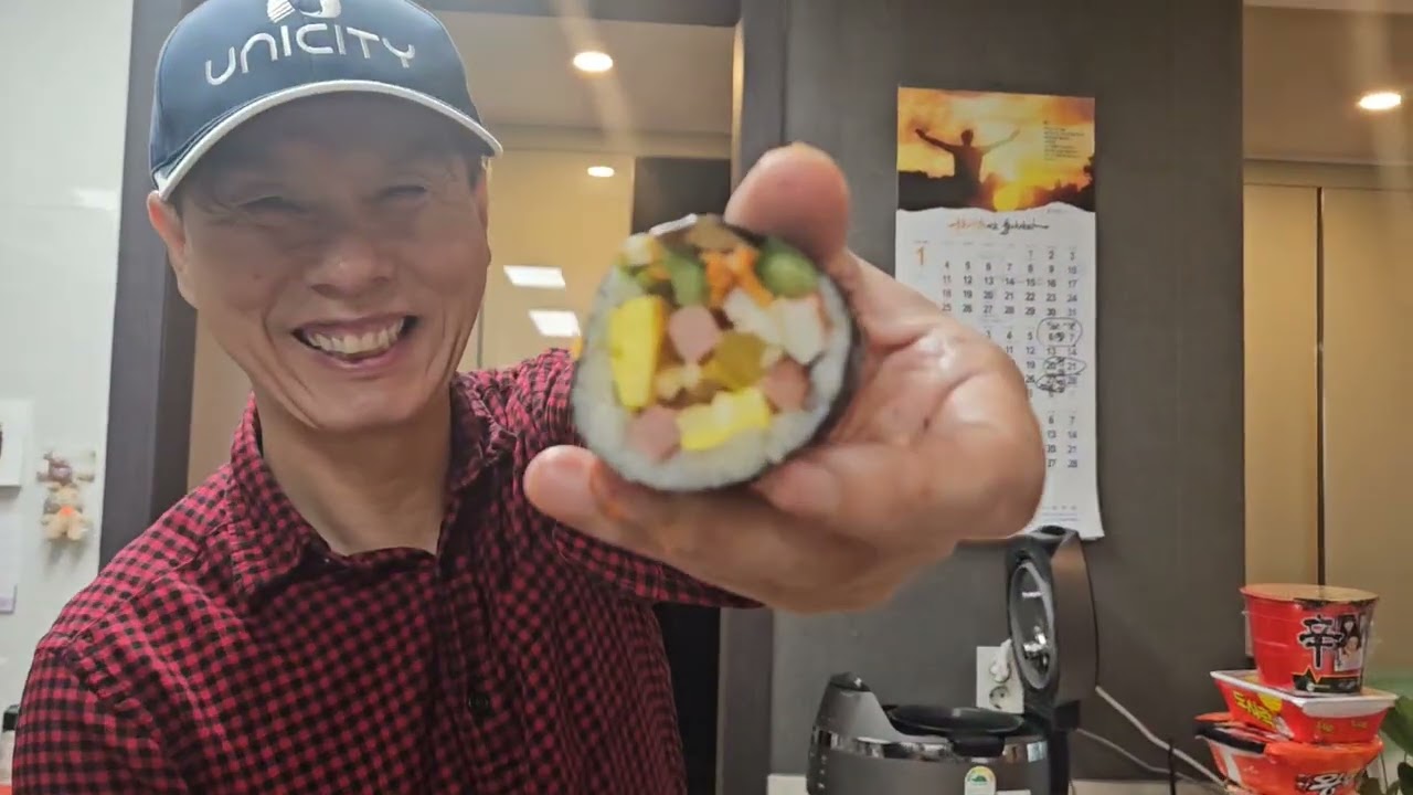 김밥준비해서 가족산행 갑니다