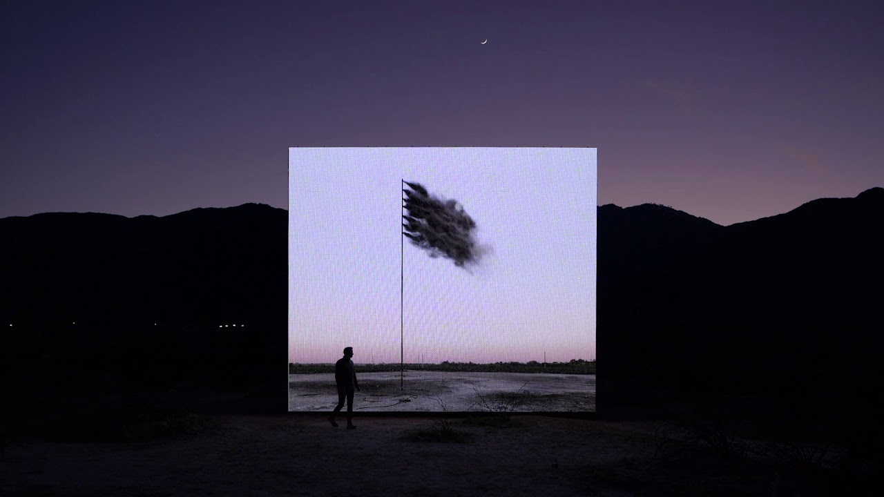 John Gerrard - Western Flag (Spindletop, Texas) 2017 / 2019 Desert X
