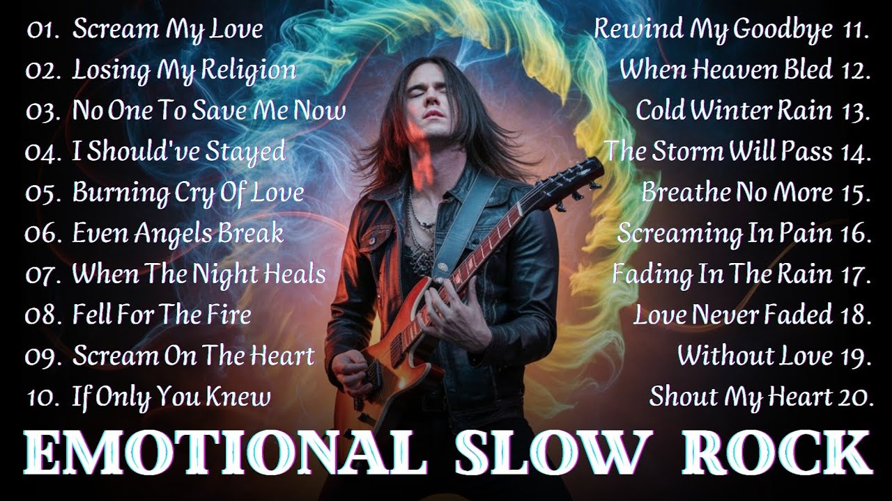 SLOW ROCK EMOTIONAL  PLAYLIST 2025 - ROCK BALLADS - TOP ROCK SONG🔥