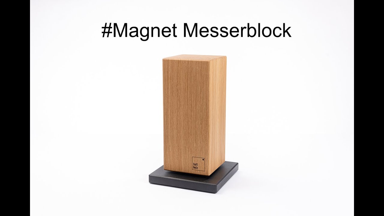 Magnet Messerblock von haltholz. Messerhalter f&uuml;r Profis
