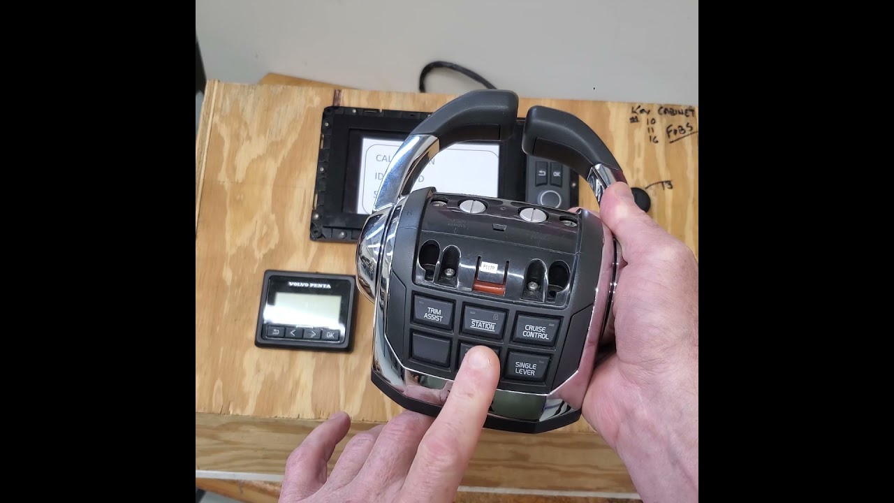 How to change idle speed on Volvo Penta EVC D & E diesel engines
