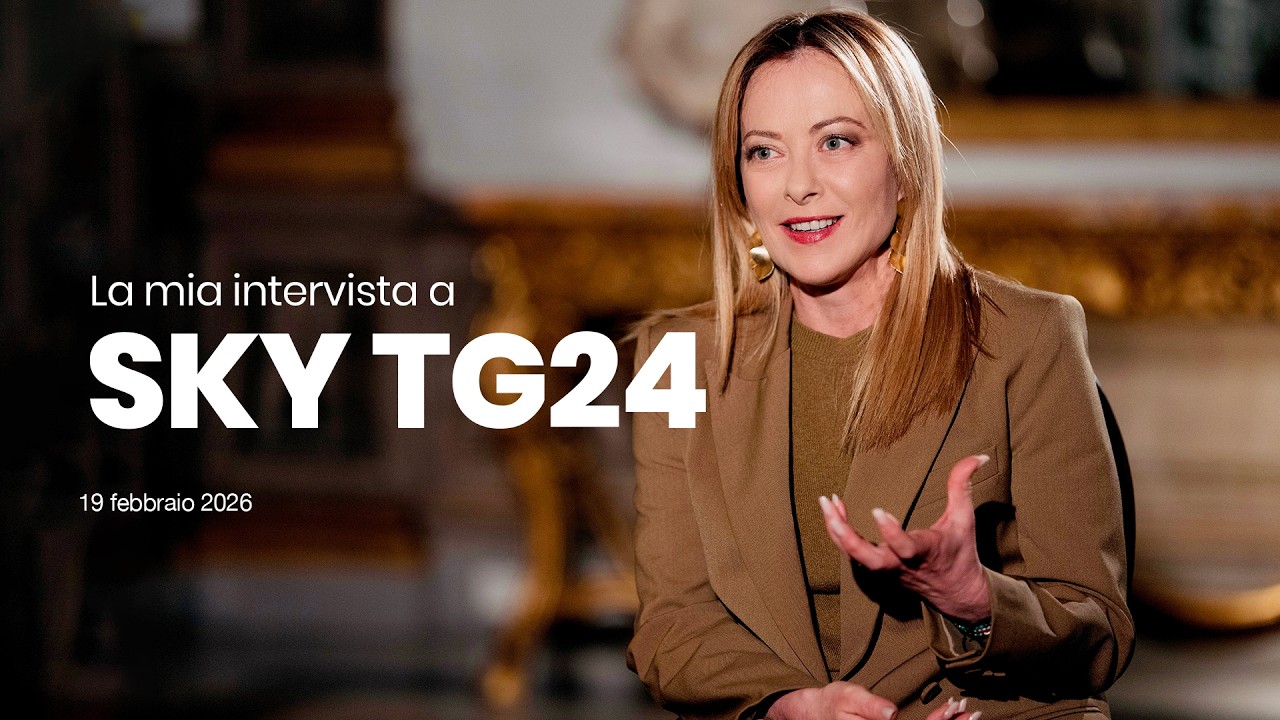La mia intervista a Sky TG24 | 19 febbraio 2026