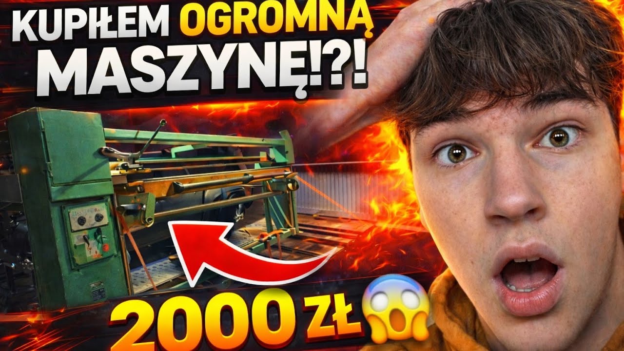 KUPIŁEM NOWĄ MASZYNE!!! PLANY ROZBUDOWY STOLARNI!!! ODC.5