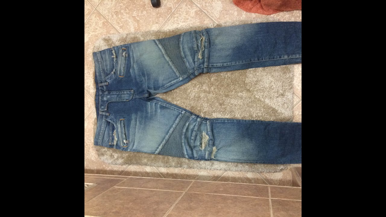 Authentic Distressed Balmain Jeans Review
