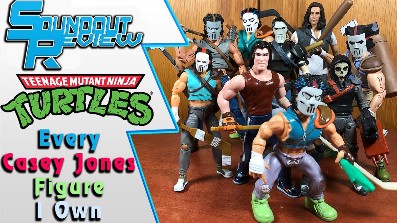 Every Casey Jones Action Figure I Own: Collection Tour (Teenage Mutant Ninja Turtles) [Soundout12]