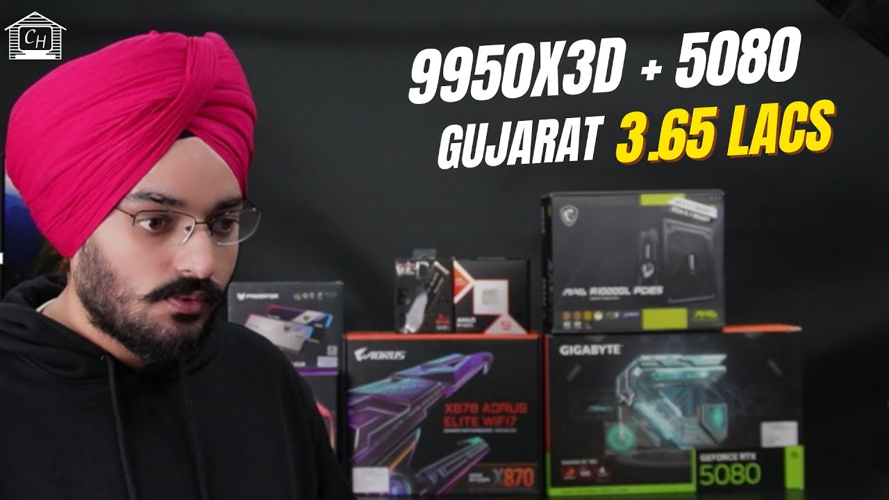 3.65 Lacs BUILD | 9950X3D + 5080 16GB | Gujarat