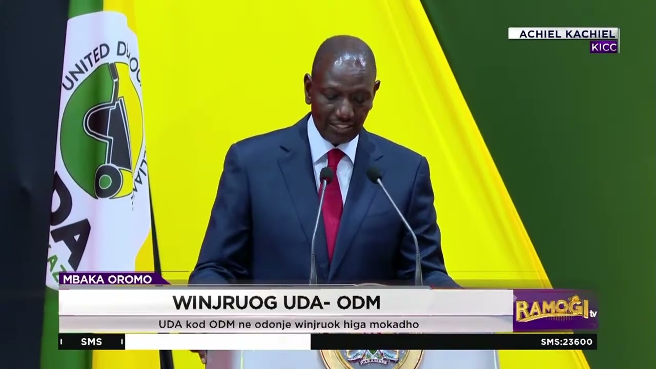 Dr. William Ruto : Twak ewi wingruog gi UDA - ODM