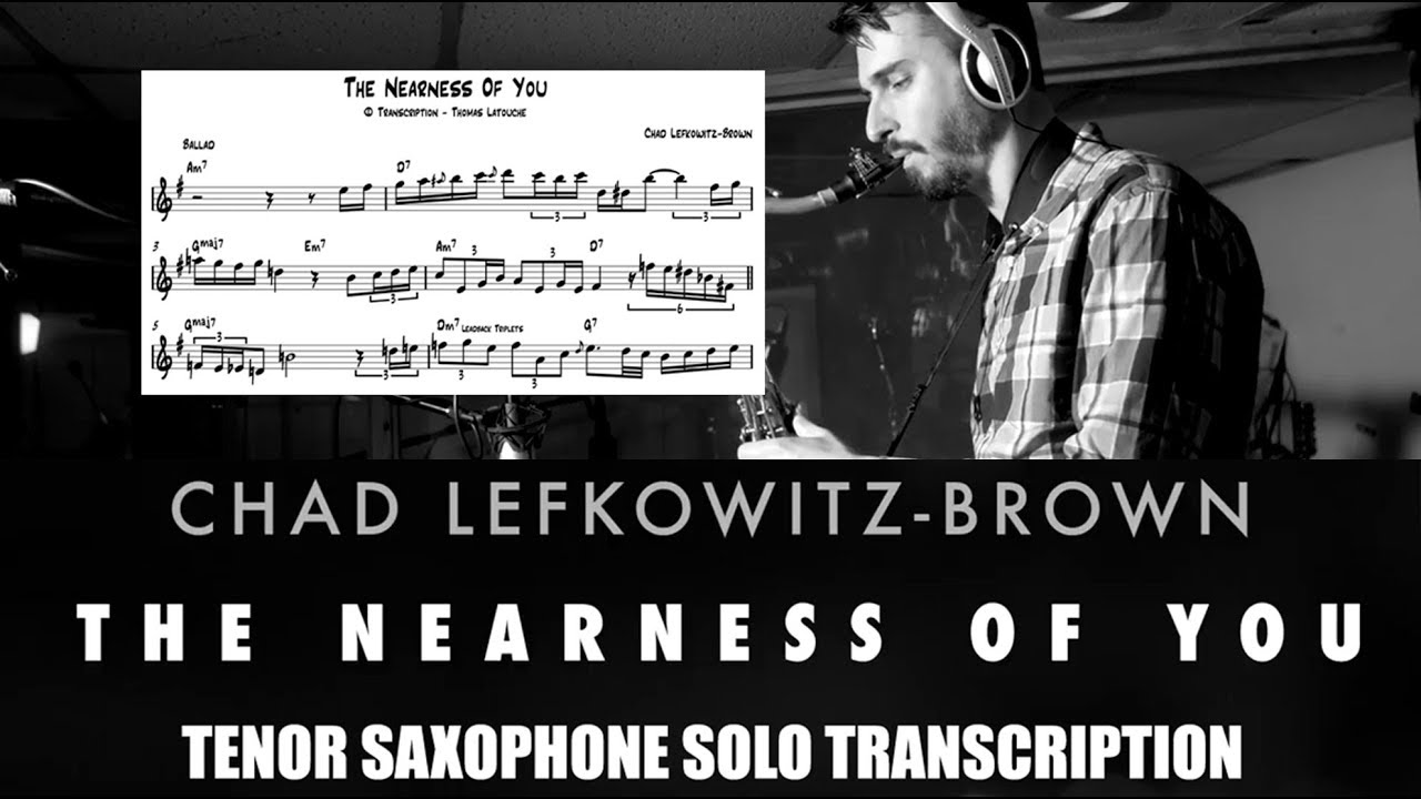Transcription of Chad Lefkowitz-Brown Solo on 