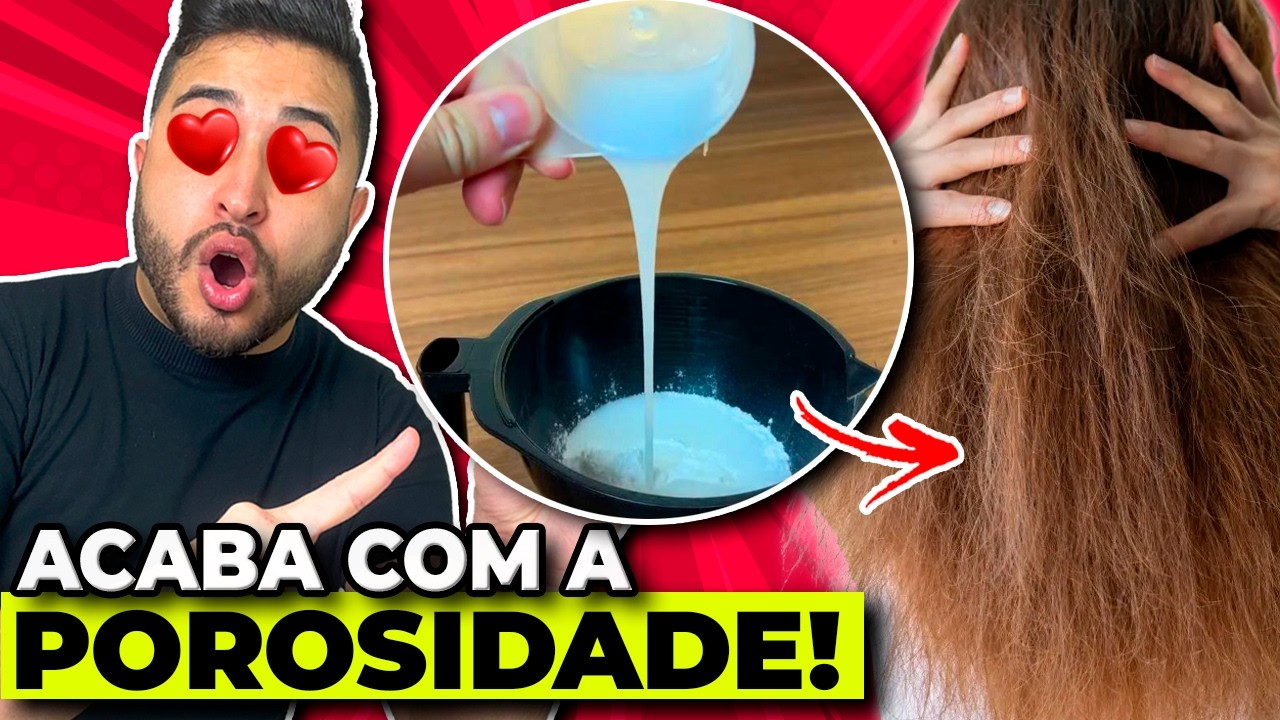 Receita Profissional: Passo a Passo para Tratar Cabelos Porosos e Ressecados em Casa! [Comprovado]