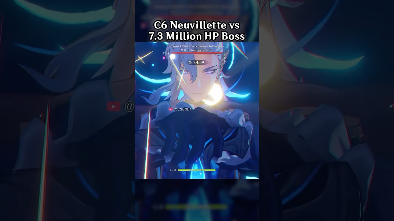 C6 Neuvillette vs 7.3 Million HP Boss