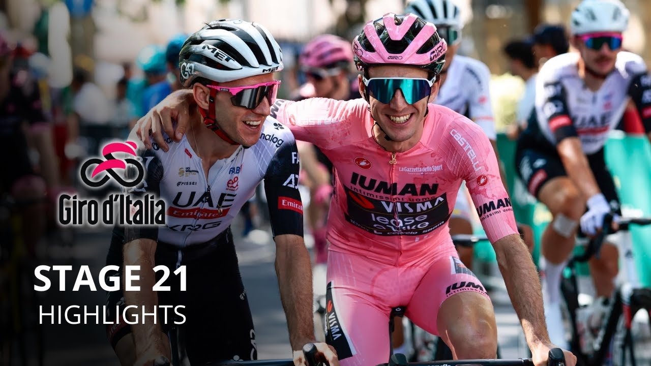 Giro d'Italia 2025 - Stage 21 highlights - Royal sprint in Rome and Simon Yates crowned champion