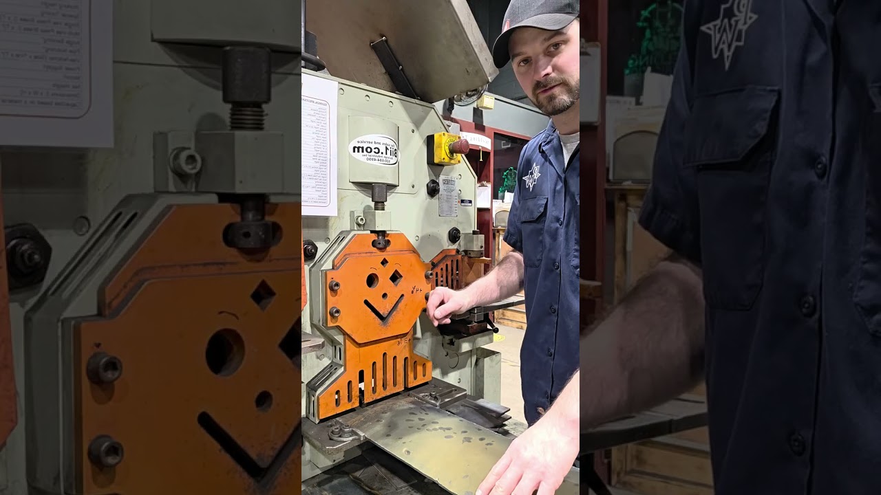 Baleigh sw 503 plate shearing demonstration 