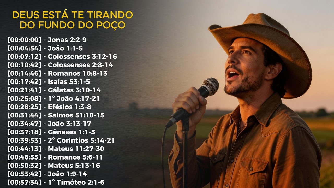 Deus Está Te Tirando do Fundo do Poço | Bíblia em Sertanejo | Louvor Gospel | Estilo Gusttavo Lima