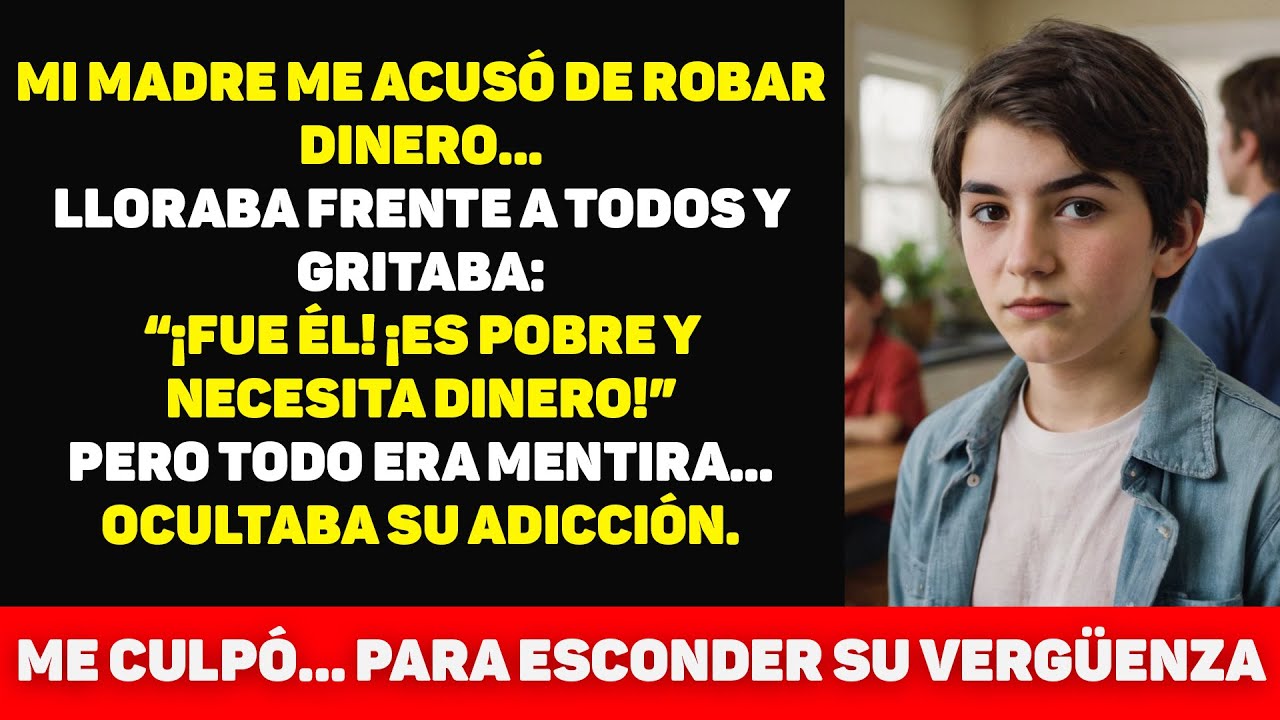 😕 Mi MADRE me acusó de ROBAR DINERO para ocultar su ADICCIÓN, llorando y gritando frente a todos.