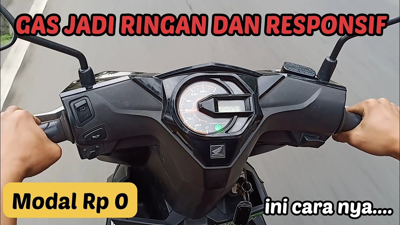 Cara membuat tarikan gas BEAT FI menjadi lebih RESPONSIF dan lebih ENTENG || Modal Rp 0