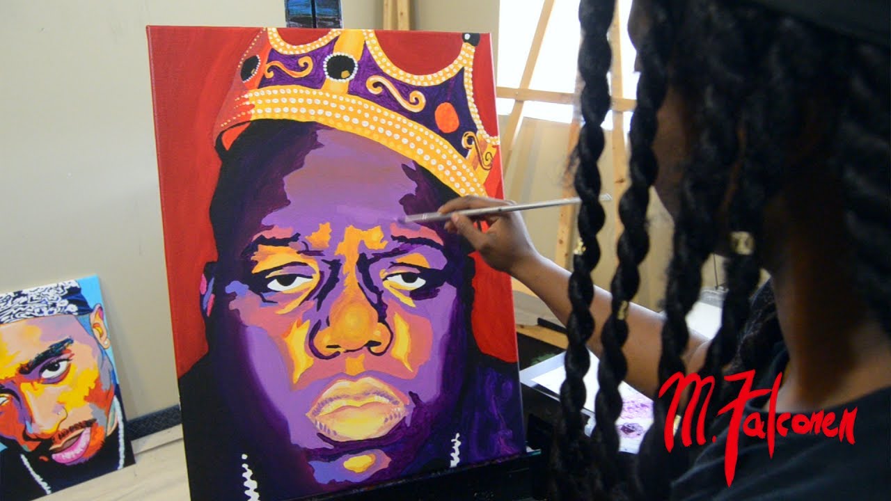 Biggie | M.Falconer | Time Lapse Painting