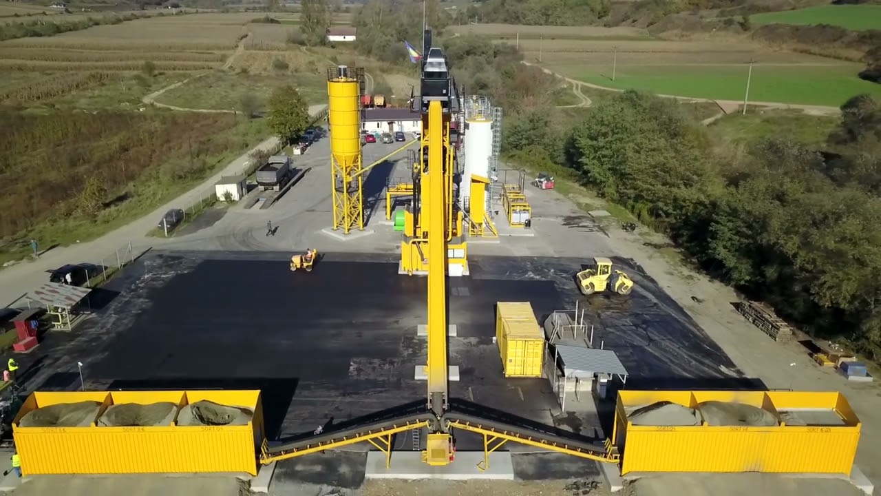 Primele cantități produse de noua Stație de asfalt