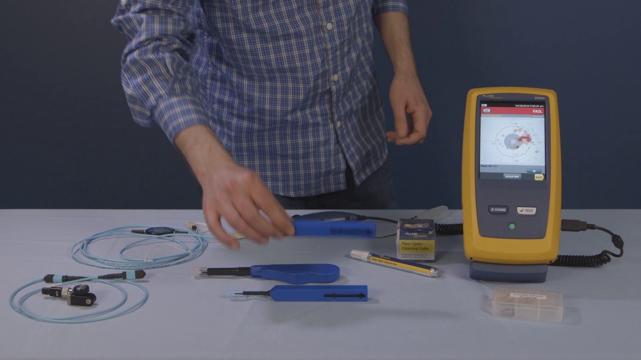 Fiber Optic Cleaning Kit Quick Clean™ Cleaners By Fluke Networks