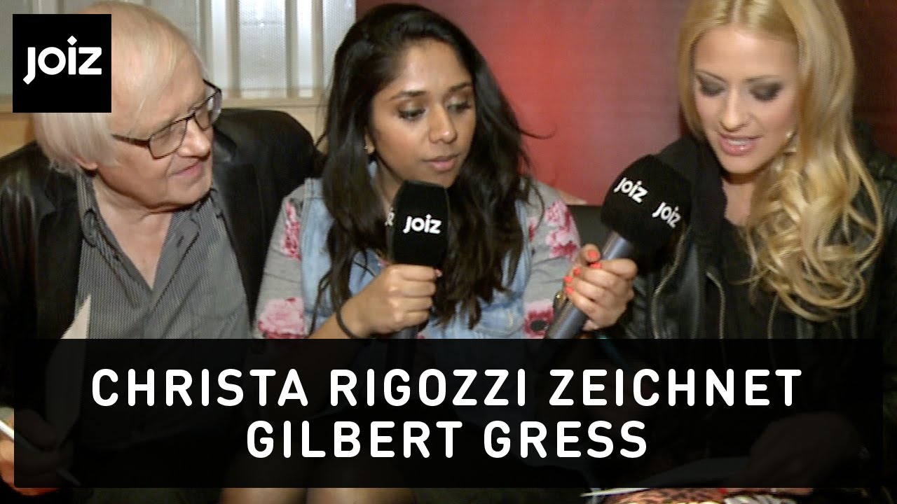 #3 - Christa Rigozzi zeichnet Gilbert Gress