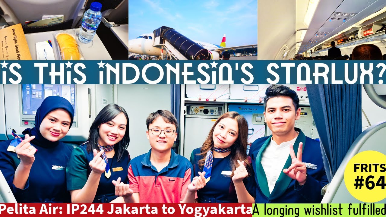 (FRITS #64) Pelita Air Economy Class Flight Experience: IP244 Jakarta CGK to Yogyakarta YIA
