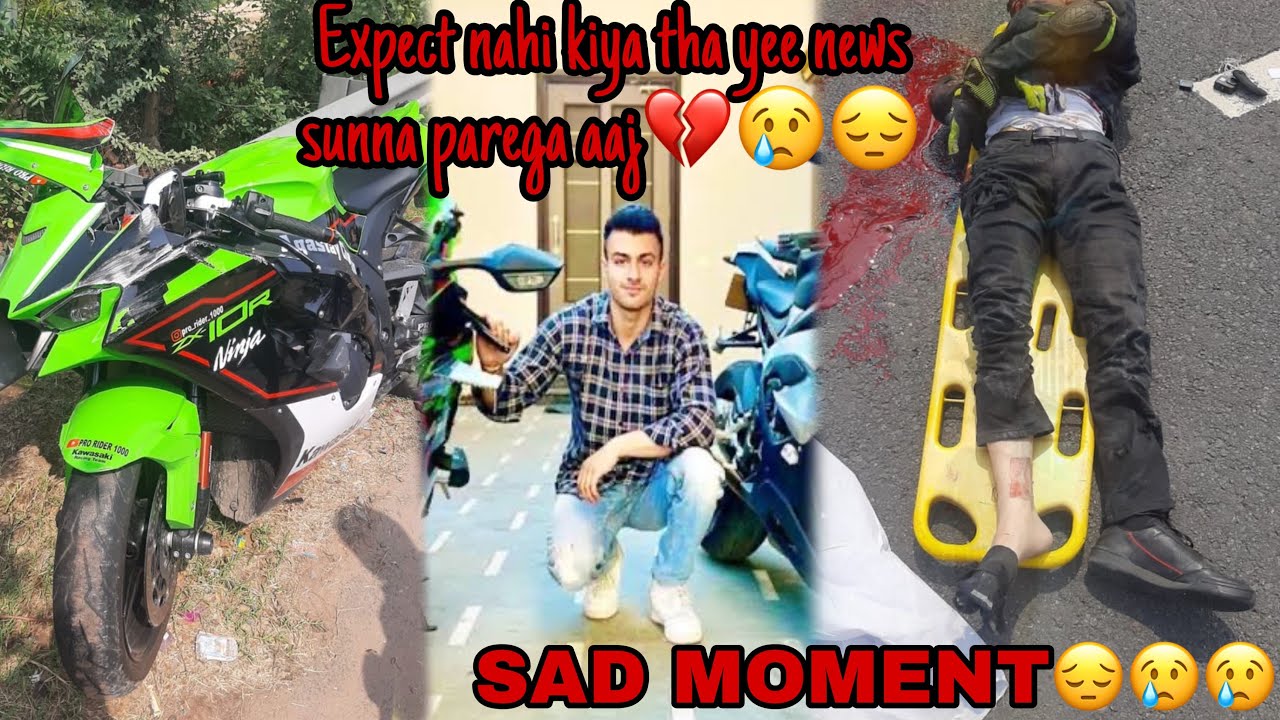 Sad moment 🥲😖 jabbhi yaad aaoge bro tum miss you 🙁RIP@aamir__majid @PRORIDER1000AgastayChauhan