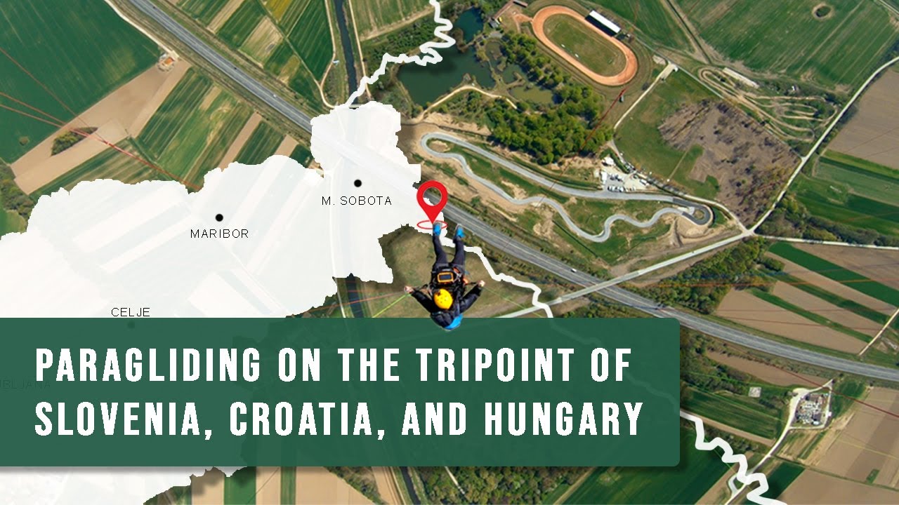 Paragliding on the tripoint of Slovenia, Croatia, and Hungary | Vitla G8