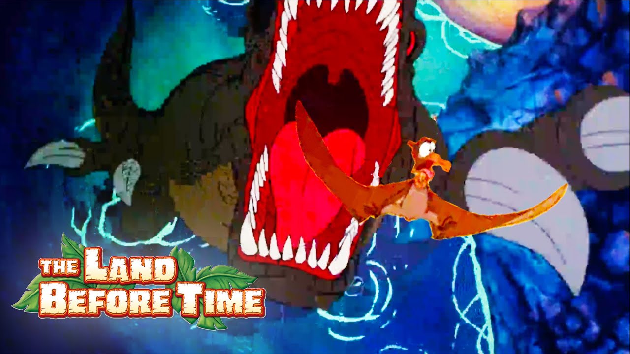 Defeating A Sharptooth! | Film Clip | The Land Before Time