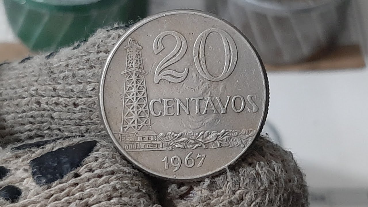 MOEDA QUE VALE UM BOM DINHEIRO 20 CENTAVOS ANO 1967 VOC&Ecirc; TEM ALGUMA? OLHA O VALOR 💲 10 A 30 REAIS 💸
