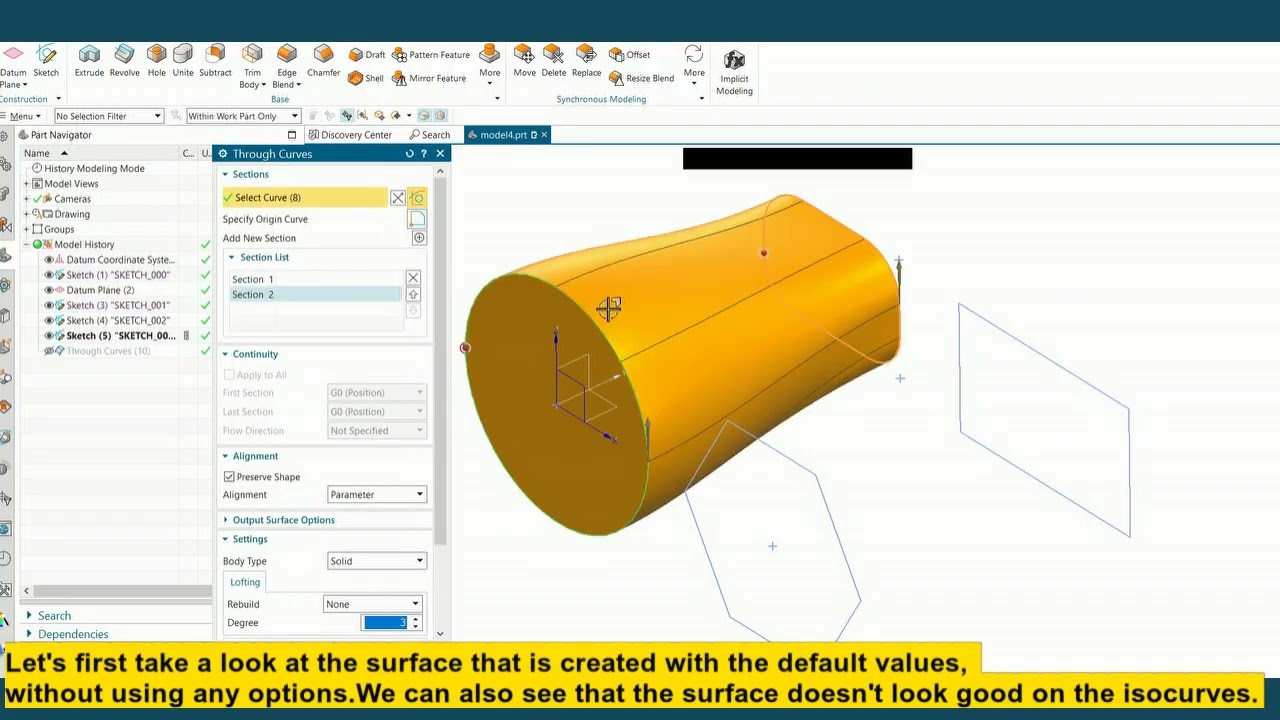 How to Avoid Loft Surface Twisting in Siemens NX: A Quick and Easy Fix!