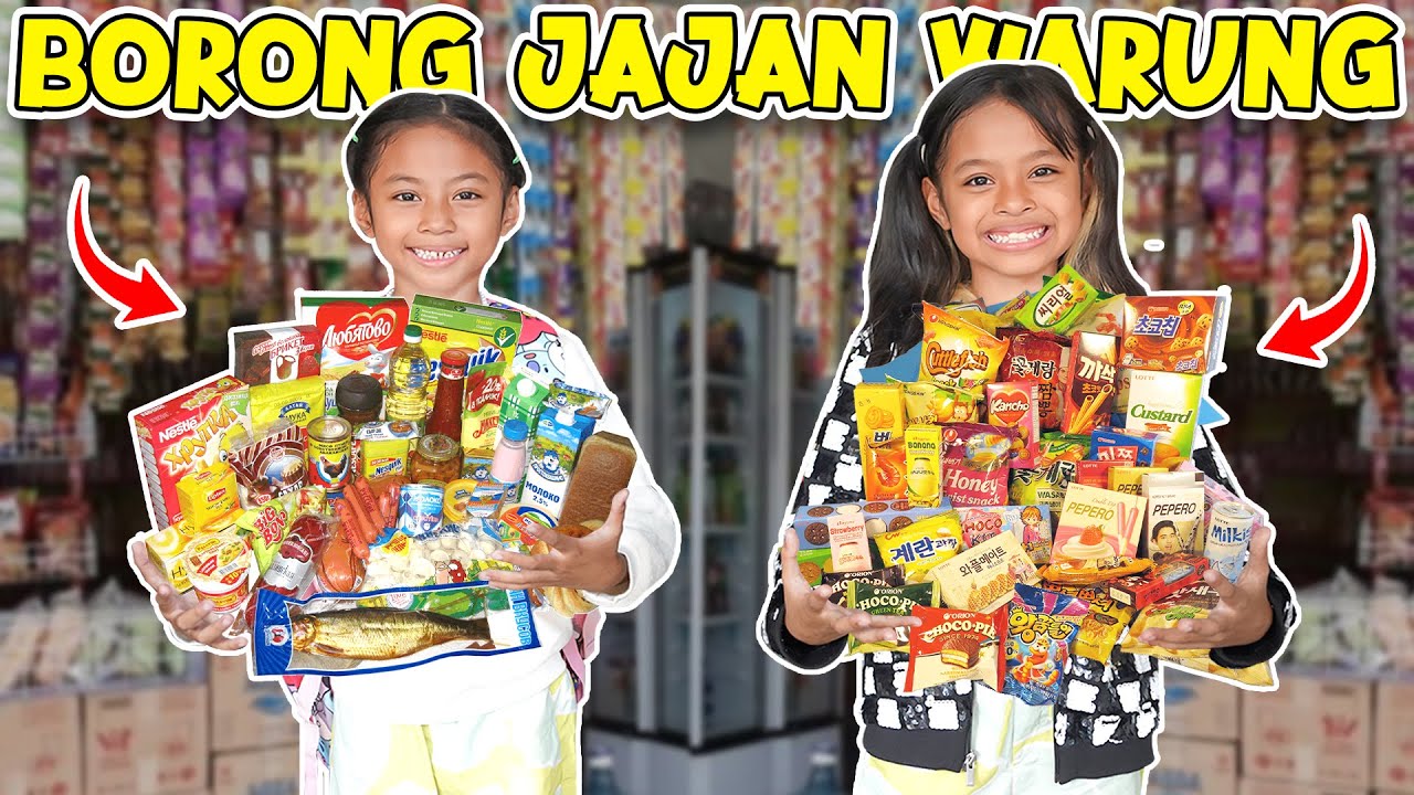 ALUNA DAN AMANDA BORONG JAJANAN DI WARUNG SENDIRI!! BISA BANGKRUT GUYS!!