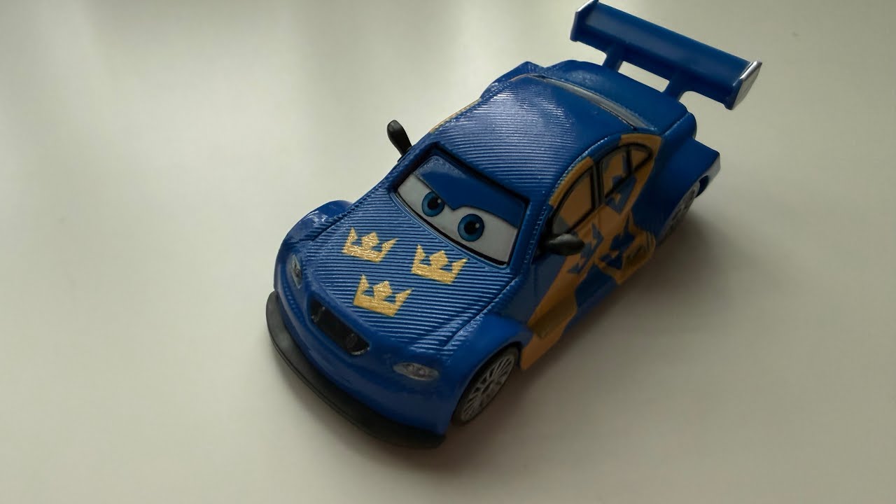 Disney Pixar Cars 2 (Swedish Version) Flash Nilsson Diecast Review
