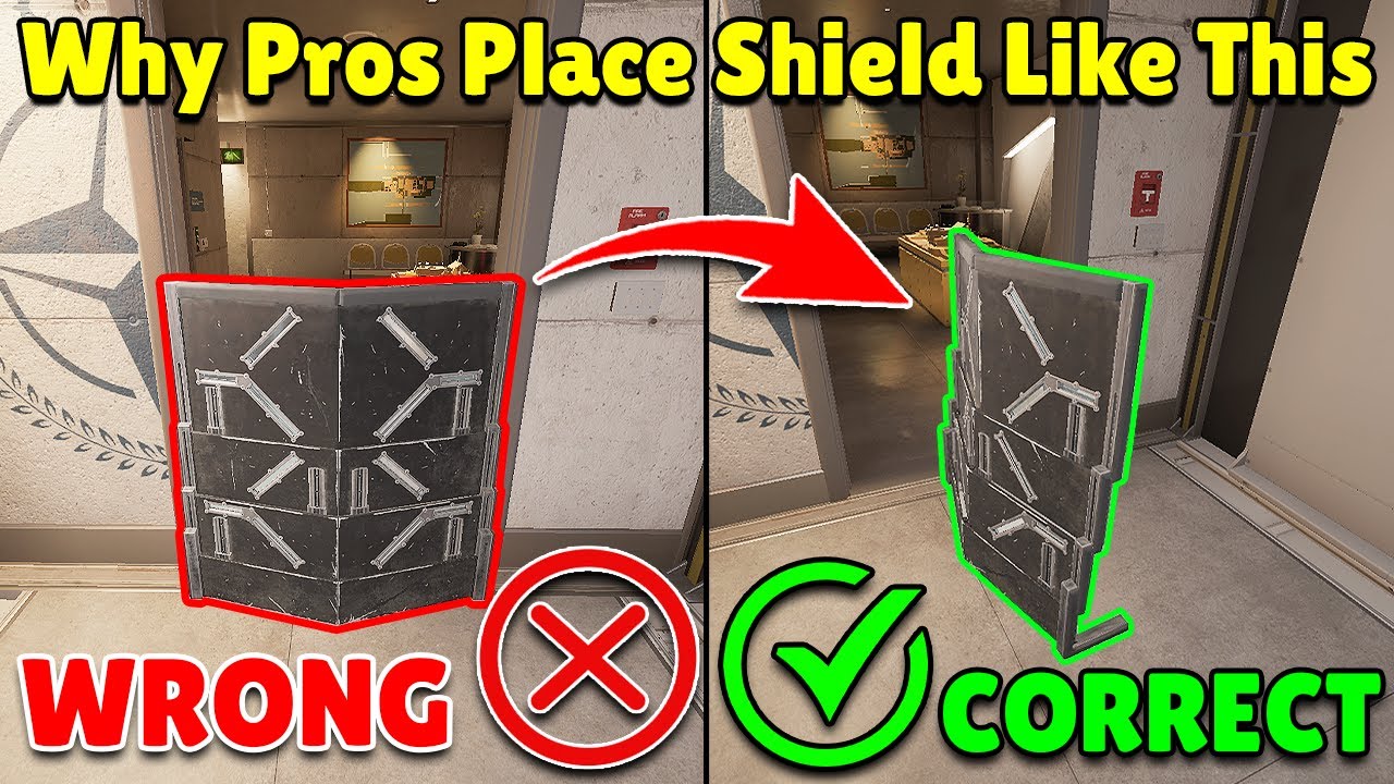 The Reason Why Pro & Champion Players Place Shields Like This! - Rainbow Six Siege