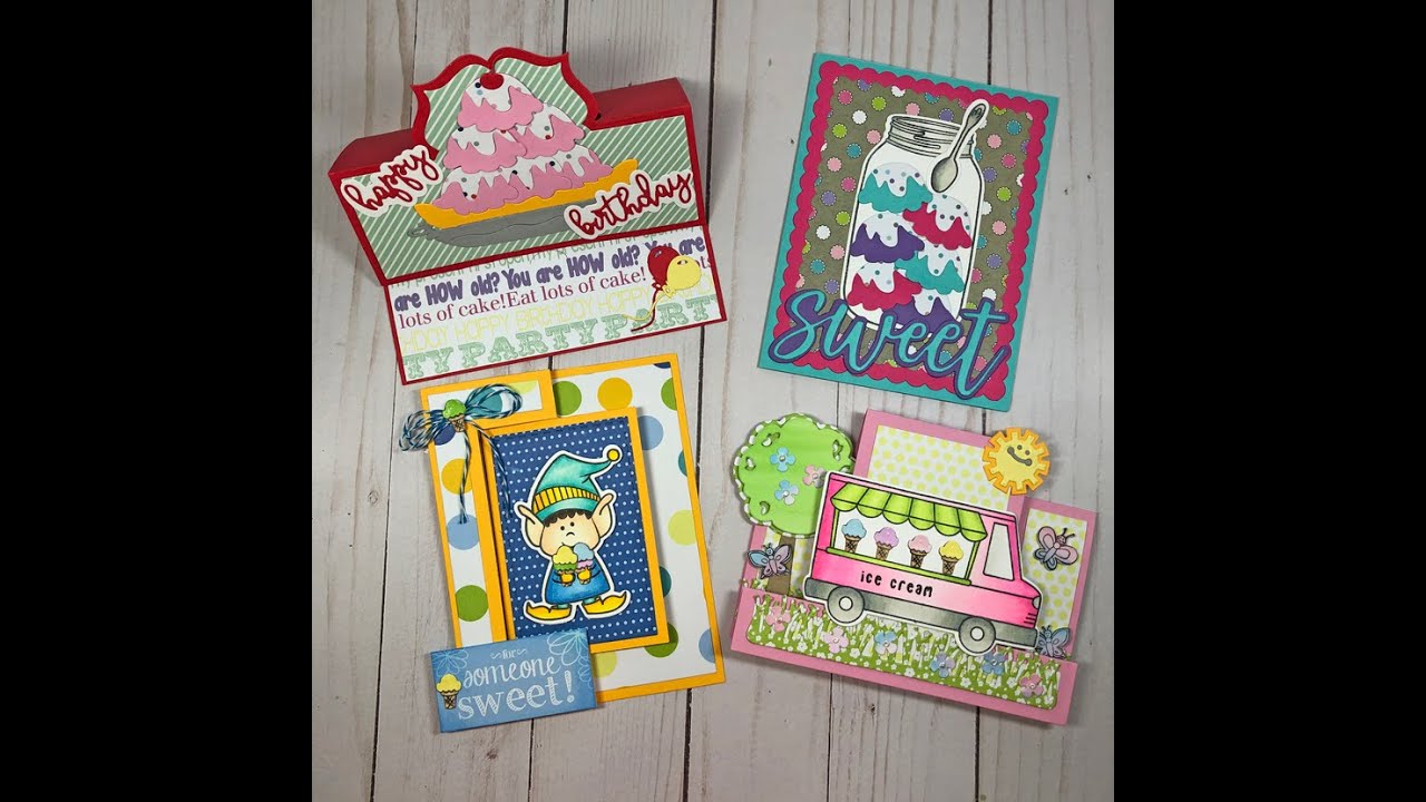 The Stamps of Life Facebook Fan Group Ice Cream Challenge Cards