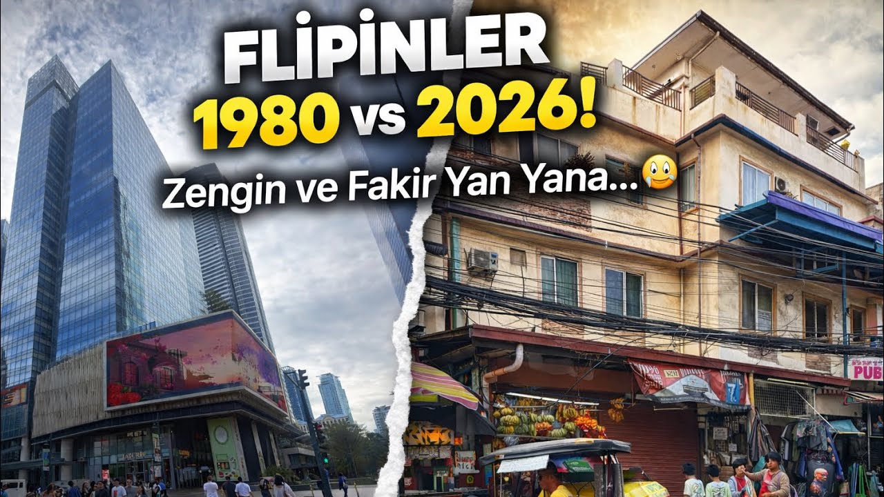 Filipinler’de 1980 vs 2026! Aynı Şehirde 2 Farklı Dünya 😳