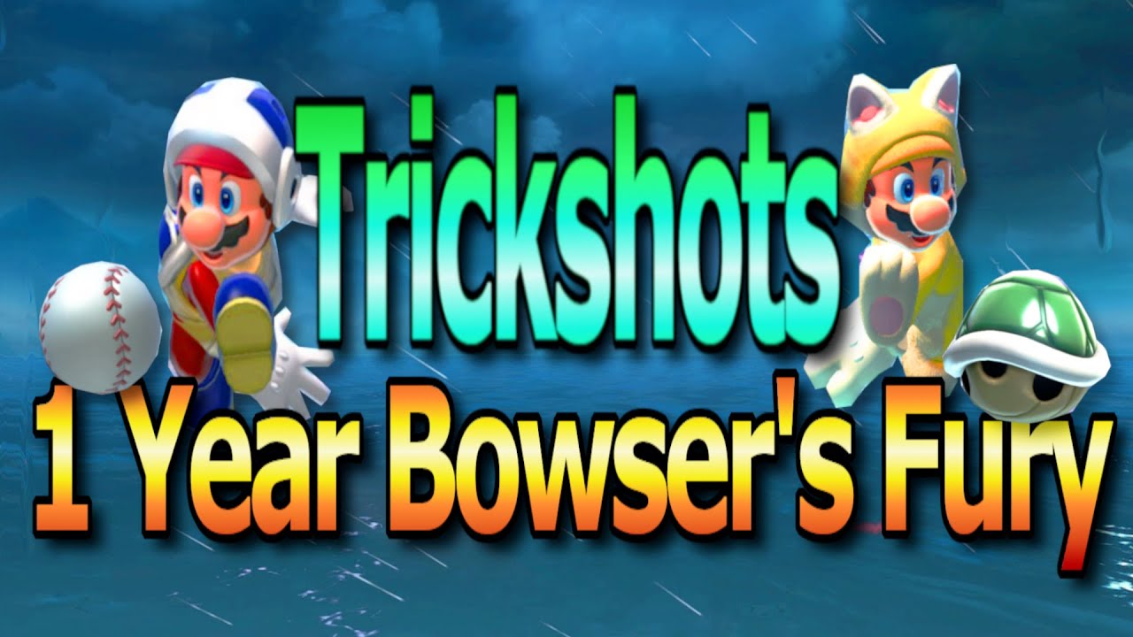 1 Year Super Mario 3D World + Bowser's Fury - Trickshot Compilation