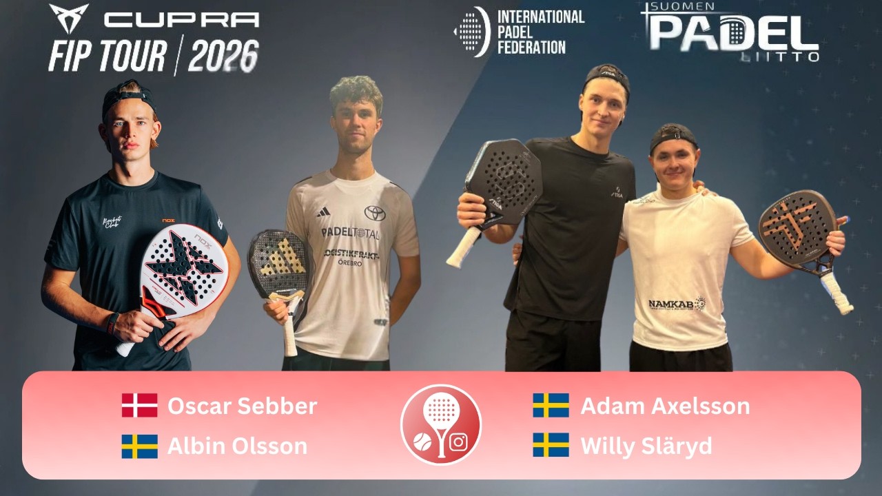 Quarterfinal FIP Silver Finland, Oscar Sebber & Albin Olsson vs Adam Axelsson & Willy Slaryd