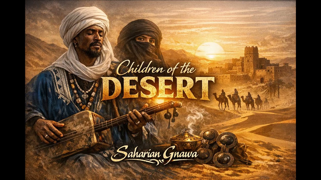 Saharian Gnawa - Children Of The Desert أطفال الصحراء #gnawa #morocco #gnawamusic  #MoroccanCulture