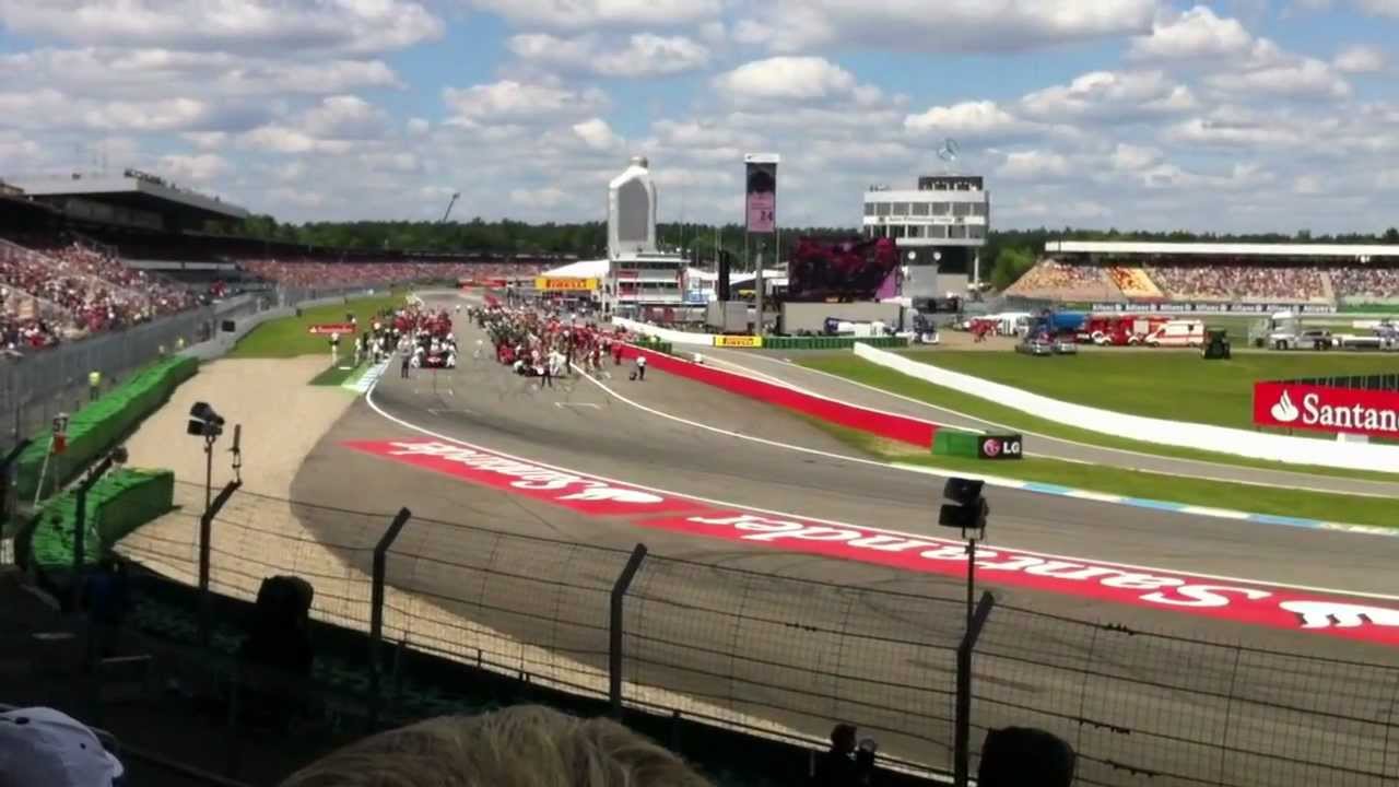 Formel 1 Hockenheimring 2012 Rennen Start (1/5)